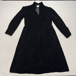 Malcolm Starr Women Dress Rizkallah Vintage 1970 Black Velvet Evening 14 MINT